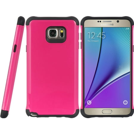 Samsung Galaxy Note 5 Hybrid Case Raised Bumper Tpu Hot