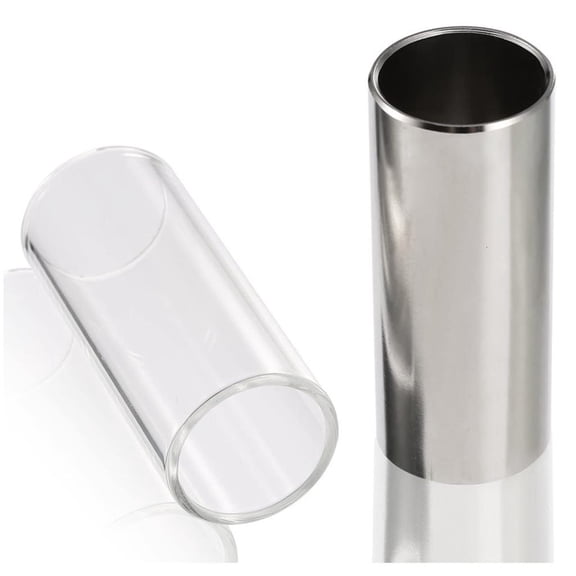 CEORPER Steel Slide Electric Guitar Parts Guitar Slide Bar Guitar Slide, Stainless Guitar Slide Tone Bar for Stringed Instrument