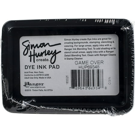 UPC: 0789541069348 | Simon Hurley Create. Dye Ink Pad-Game Over