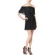 thumbnail image 1 of Kensie Womens Eyelet Shift Dress, Negro, Grande, 1 of 2