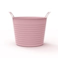 thumbnail image 5 of 4 Pack Large Pink Flex Storage Bin Starlight Style Multi Purpose Organizer for Home Closet Bedroom Pantry, 5 of 5