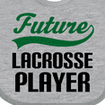 thumbnail image 4 of Inktastic Future Lacrosse Player Boys Baby Bib, 4 of 4