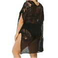 thumbnail image 4 of Frostluinai Bathing Suit Cover Ups For Women Crochet Dress Mesh Knitting Smock Tops Plus Size Sarong Swimsuit Coverups Bikini Cover-Up For Swimwear, 4 of 9