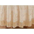 thumbnail image 4 of WARM HOME DESIGNS 90 inch Beige Round Printed Foil Velvet Tablecloth. ITC Beige 90 Round, 4 of 4