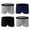 Silver, variant on hoksml 4PC Men's Underwear Shorts Solid Color Boxer Briefs Summer Soft Comfy Breathable Panties Sexy U Raised Pouch Briefs 2025 Clearance