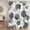 Grey, variant on Modern Small Stall Shower Curtain for Bathroom, Purple Geometric Art Decor Waterproof Bath Curtain, Abstract Fabric Shower Curtain Sets for Home Decor, 36" W x 72" L Inch