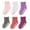 Multicolor 3, variant on Jamicy Cute Socks for Toddlers Christmas Presents Non Slip Cozy Warm Crew Socks with Grips for Baby Infant Toddler Kids Boys Girls