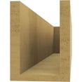 thumbnail image 4 of Ekena Millwork 6"W x 8"H x 36"L Block Woodgrain TimberThane Rafter Tail, Primed Tan, 4 of 6