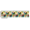 thumbnail image 3 of Ambesonne Geometric Fabric by the Yard Upholstery, Intersected Zigzag Shapes, 2 Yards, Multicolor, 3 of 5