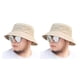 thumbnail image 2 of Sombrero de pescador Qarigey para hombres protección solar poliéster caqui tamaño estándar 2Conjunto, 2 of 6