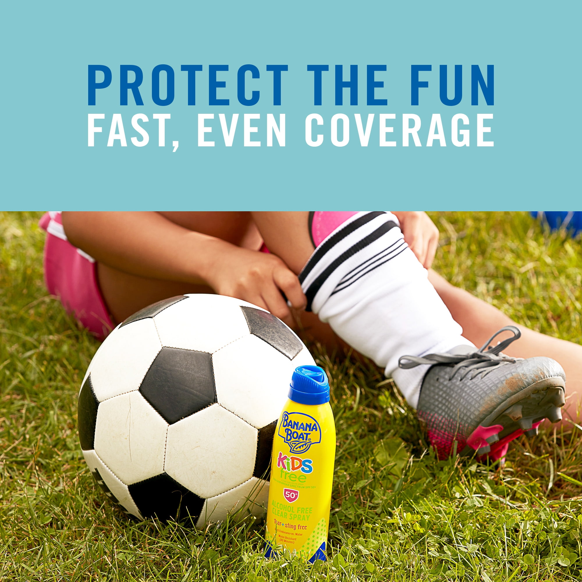 Banana Boat Kids Sport Sunscreen Spray, SPF 50, 6 oz