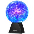 thumbnail image 1 of Bola de plasma Theefun azul de 20 cm sensible al tacto y al sonido, 1 of 8