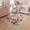 Beige, variant on Area Rugs 8x10 Rug for Living Room Clearance Washable Boho Area Rug Non Slip Floral Vintage Low Pile Large Rug for Living Room, Bedroom, Farmhouse, Dining Room, Kids Playroom(Black)