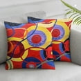 thumbnail image 3 of nygtbtfer Red Throw Navy Accent Pillowcase Decorative Throw Pillows Pillow Chair Cushions Hand Embroidered Sofa Cushion Size White, 3 of 7