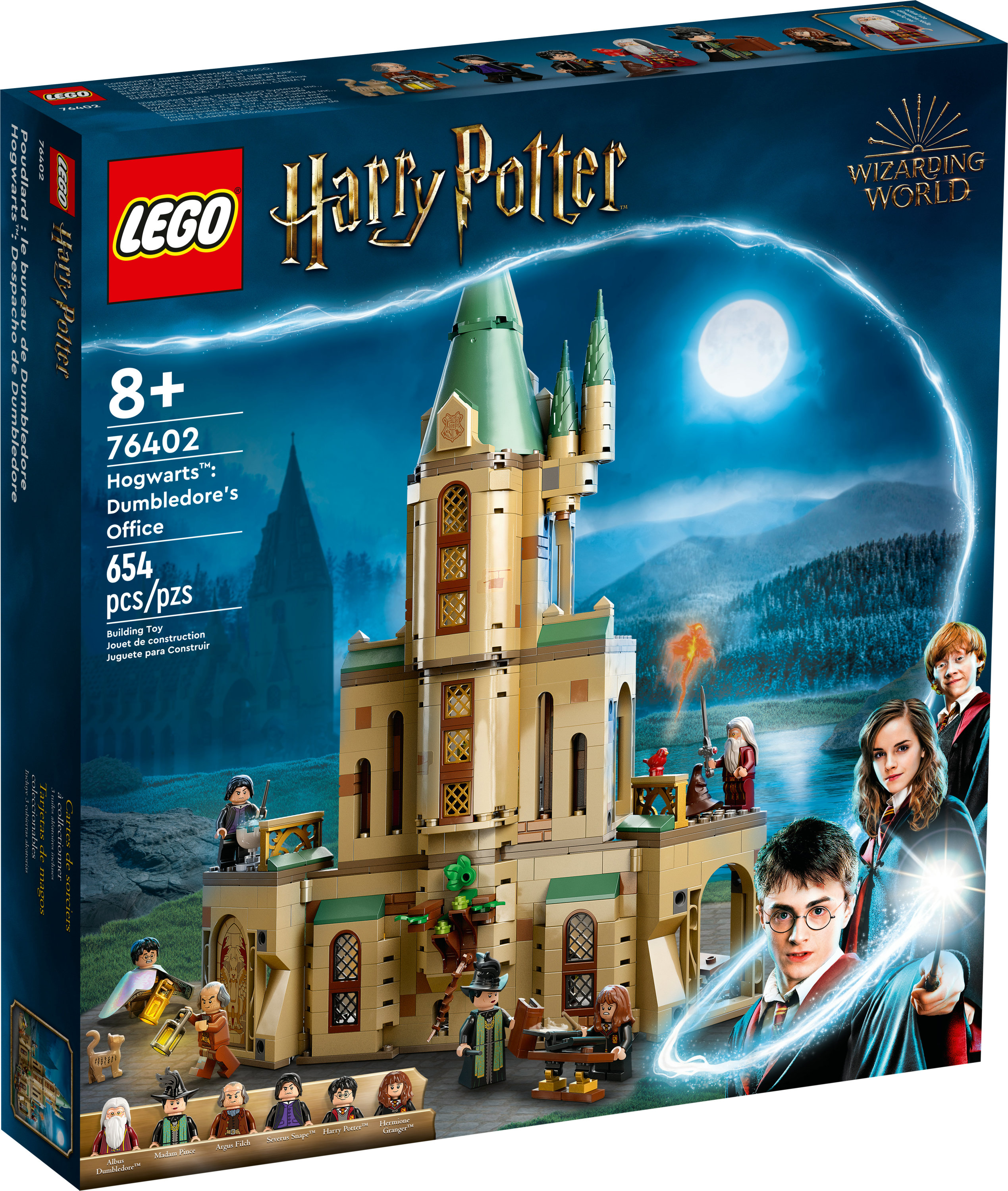 LEGO Harry Potter Hogwarts: Dumbledore’s Office 76402 Castle Toy, Set with Sorting Hat, Sword of Gryffindor and 6 Minifigures, for Kids Aged 8 Plus - image 3 of 8