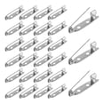 thumbnail image 1 of 100 Pcs Secure Brooch Pin,Secure Back Clasp with Back Bar Fastener, 1 of 5