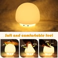 thumbnail image 4 of KOMI Mushroom Night Light, LED Cute Lamp, Silicone Squishy Lamp Rechargeable Nursery Nightlight with 3 Level Dimmable Bedside Touch Lamp for Bedroom Kids Room Decor, 4 of 7