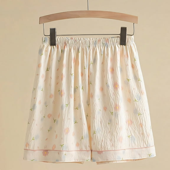 Censtreet Womens Ultra-Soft Comfy Stretch Pajama Lounge Shorts Elegant Sleepwear