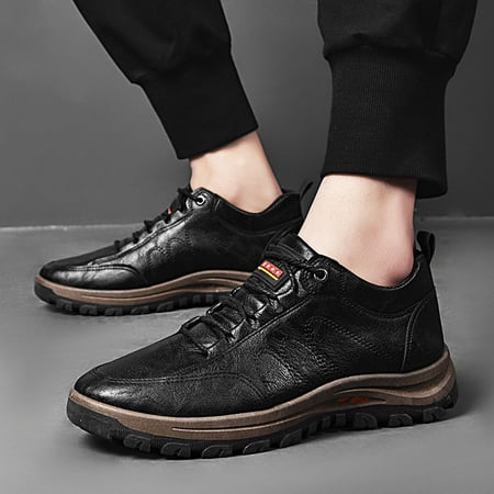 

Egmy Men S British Style Casual Shoes Low-Heel Non-Slip Wear-Resistant tooling Shoes