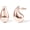 Rose Gold, variant on Leander 14K Gold Plated 925 Sterling Silver Post Teardrop Chunky Hoop Earrings - Lightweight Drop Earrings for Women - Designer Dupe
