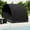 Black, variant on vidaXL 2-Person Sunbed with Round Roof Patio Daybed Furniture Poly Rattan