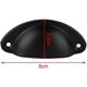 thumbnail image 5 of Juego de 10 pomos para puerta Yjmei pomos vintage para muebles metal negro CHAO, 5 of 5