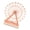 Rose gold, variant on MOMOJIA Artistic Collectible Zinc Alloy Rotating Ferris Wheel Model Landmark Building Ornament For Desktop Bookshelves Studios