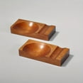 thumbnail image 2 of 1/2Pcs Wood Chopsticks Holder Rest Japanese Style Spoon Fork Knife Wooden Tableware Rack Decoration, 2 of 7