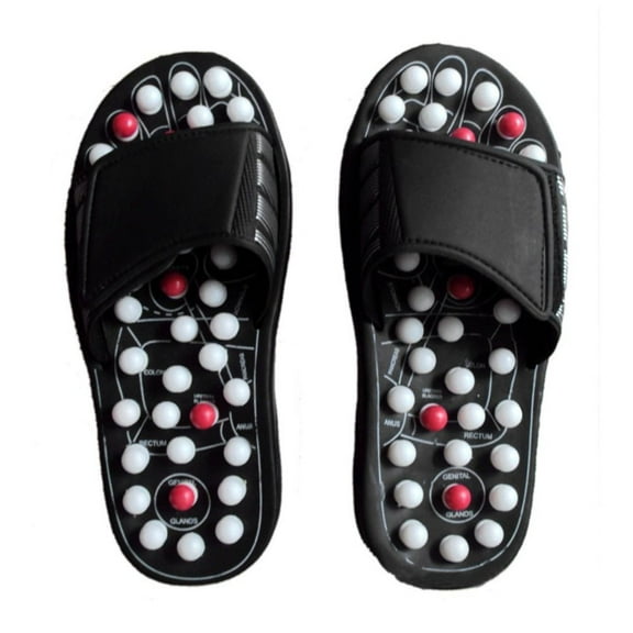 Reduce Tension Stiffness Massage Shoes Stress Relief Boost Circulation Slippers Foot Massager Acupressure Reflexology Sandals 42-43 EU