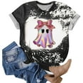 thumbnail image 6 of Womens Halloween Shirts Cute Ghost Shirt Fall Tshirt Fashion Lover Graphic Tees casual Short Sleeve Tops, 6 of 6