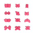 thumbnail image 2 of Molde de colgantes 12 piezas de silicona para pendientes, de fundición para llavero colgante, manualidades de fabricación navideña Magideal Molde de colgantes, 2 of 7