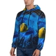 thumbnail image 3 of Xecao Sports Tennis Ball Pattern Men's Adult Pullover Hoodie,Hooded Sweatshirt-Medium, 3 of 7