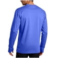 thumbnail image 5 of Hvogkswy Workout Shirts for Men Solid Crew Neck Long Sleeve Base Layer T-Shirt Thin Breathable Sport Fitness Pullover Top, Size S-3XL, 5 of 7