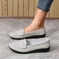 thumbnail image 6 of Xiaoxatg Comfortable Women's Casual Shoes for Everyday Use - Stylish Closed Toe Design for Denim - Durable Flat Sole - All-Season Versatility 7.5 Grey, 6 of 9