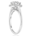 thumbnail image 4 of Pompeii 1 3/4 ct Diamond Solitaire Round Halo Engagement Ring 14k White Gold, 4 of 4