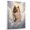 Belgian Tervuren, variant on Thuan Dog with Angel Canvas, Canvas Wall Art Abstract White Prints Animal Artwork Keeshond Lover for Bedroom Living Room Bathroom 11x17