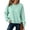 BQ45_Mint Green, variant on Lumtrix Soft Crewneck Sweatshirt for Women Long Sleeve Lightweight Pullover Yoga Casual Sweatshirts Gray XL