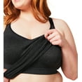 thumbnail image 4 of Sugar Candy Women's Fuller Bust Seamless Lounge Tank (for G-L US / F-HH UK cups), Charcoal, X-Small, 4 of 7