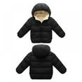 thumbnail image 3 of CawBing Toddler Kids Winter Warm Jacket Velvet Cotton Coat Outerwear Down Coat for 1-6T Boys Girls, 3 of 3