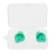 thumbnail image 5 of 4 pes de tapones pa los oídos de silicona s en avión, tapones pa los oídos con cancelación de ruido, color verde Colcomx Tapón para los oídos para avión de viaje, 5 of 5