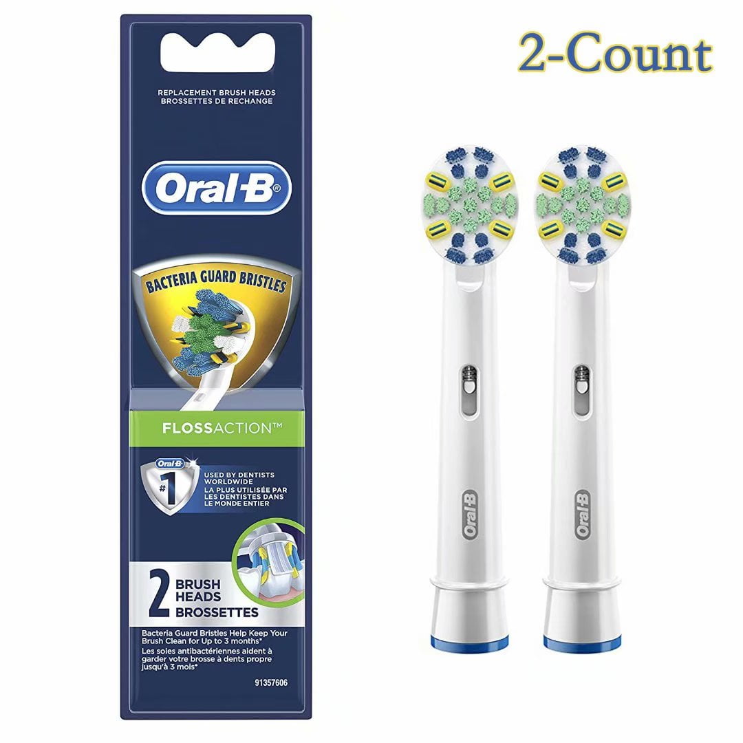 OralB Floss Action Electric Toothbrush Replacement Brush Heads Refill