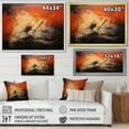thumbnail image 4 of Designart "Bold Fury Unleashed Storm" Landscapes Floater Framed Canvas Print, 4 of 7