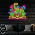 thumbnail image 4 of C-CRAFT Mushroom Garden Book Neon Sign LED Light 33 inch for Book Store Bedroom Wall Art Decor, 4 of 5