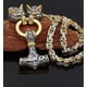 thumbnail image 2 of 2026 Thorhammer Necklace Men's Acsergery Hammer | Viking Chain Stainless Steel Koenig Chain, 2 of 5