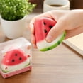 thumbnail image 6 of Crispy Skin Simulation Watermelon Squishy Pocket Fidget Squeeze Toy, Slow‑Rise Decompression Play Toy, Stress & Anxiety Relief Sensory Toy for Children Adults, Daily Leisure(1PCS), 6 of 6