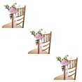 thumbnail image 4 of Monstrate Accesorios de silla de bajo mantenimiento de seda Buena sensación de mano No tóxico para gatos y perros Ramo de boda Amplia Type1 NO1, 4 of 6