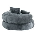 thumbnail image 3 of Oversize Bean Bag Chair Lazy Sofa with 3 Pillows, Durable Comfort Lounger High Back Couch for Adults and Kids, Indoor & Outdoor, 3 of 7