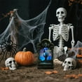 thumbnail image 5 of HomeKingdee Halloween LED Graveyard Tombstones Halloween Headstone Light Skull Graveyard Lamp Halloween Decoration Halloween Yard Decorations Headstone Decorations, 5 of 6