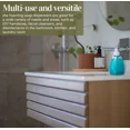 thumbnail image 5 of 8Oz Square Pump Foaming Soap Dispenser 3 Pack Clear Foamer Bottle W/ Lock Pump, 5 of 6