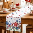 thumbnail image 5 of Independence Day Table Runner 90 Inches Long Farmhouse Dress Scarves, 4th of July Red Blue Stars Patriotic Dining Tablerunner for Coffee Table/Kitchen Island/Party Décor, 13" x 90", 5 of 8